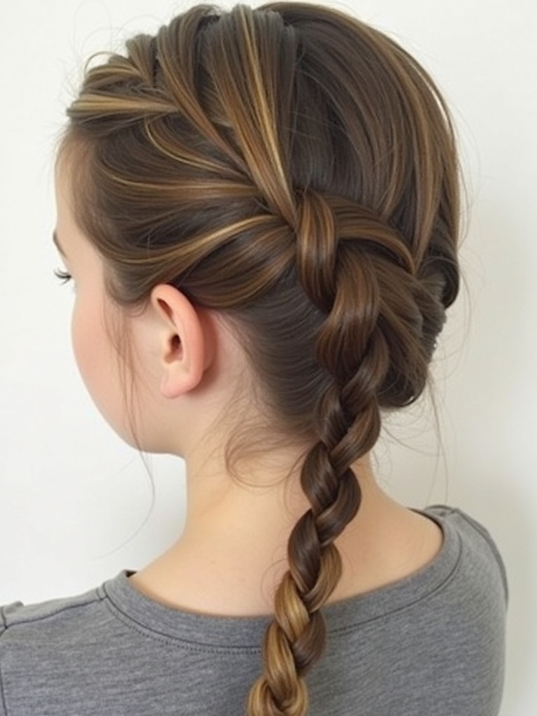 Hairstyles For School: Side Swept Bangs