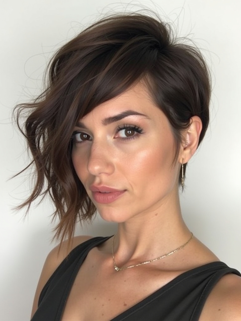 Collarbone Length Hair: Pin Straight with Volume