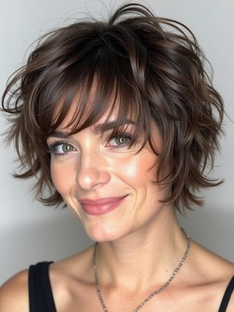 Collarbone Length Hair: Messy Bun Updo