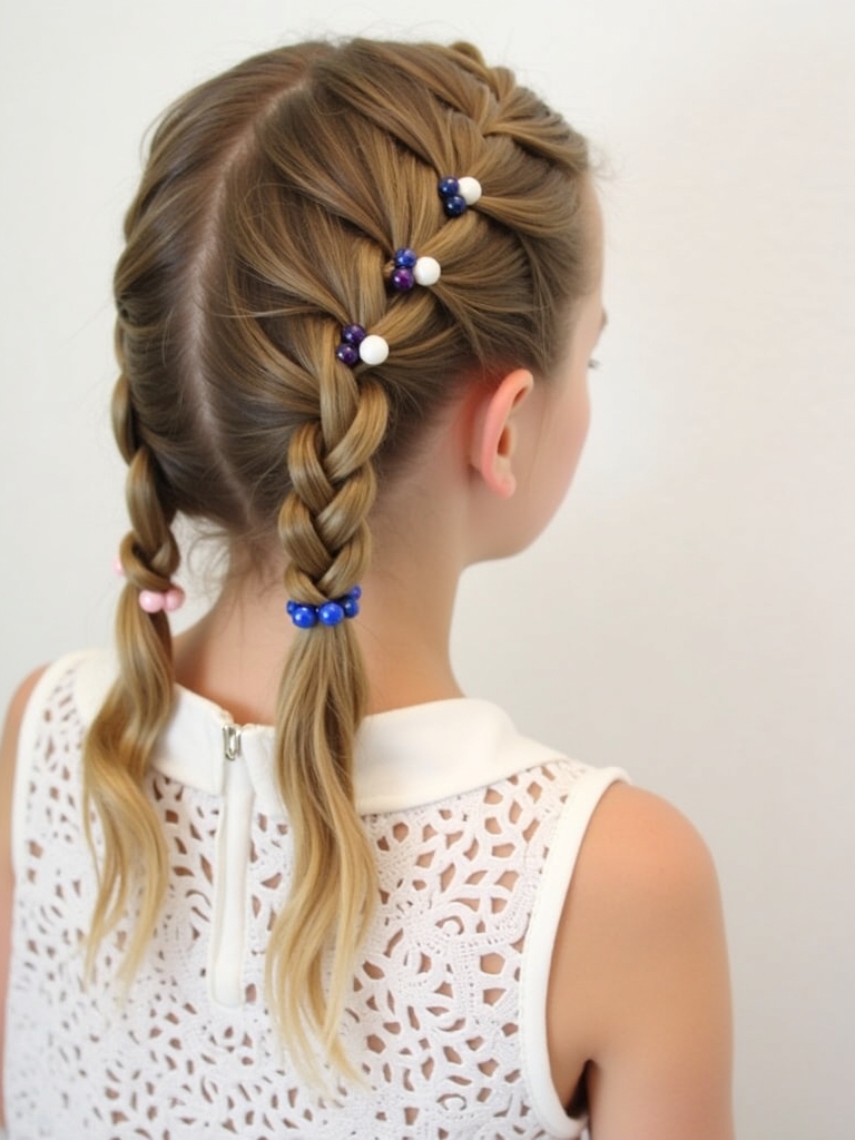 Easy Hairstyles For School: Sleek Low Bun