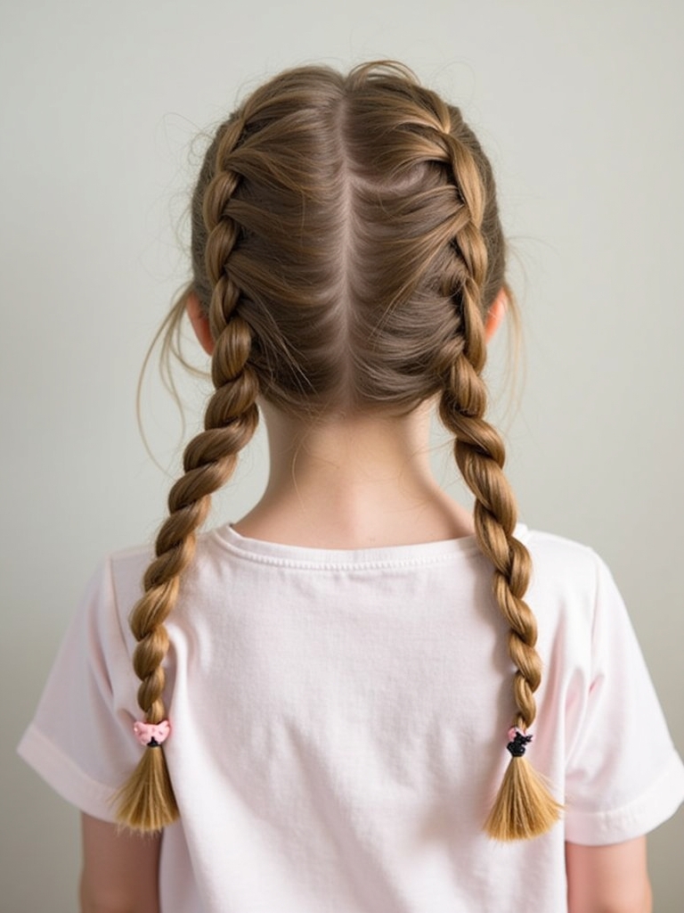 Easy Hairstyles For School: Twisted Crown Braid