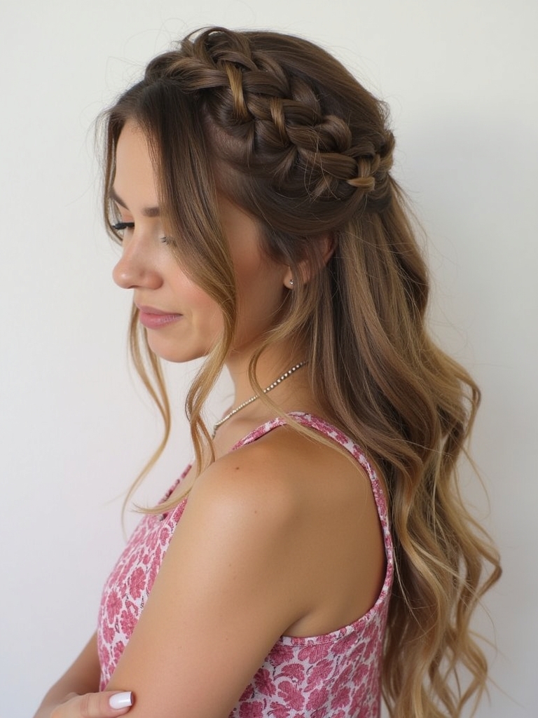 Cute Easy Hairstyles: Side Swept Bangs