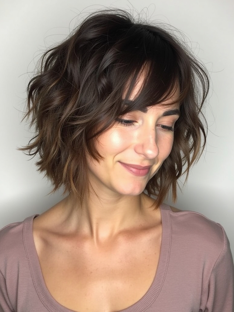 Collarbone Length Hair: Vintage Waves