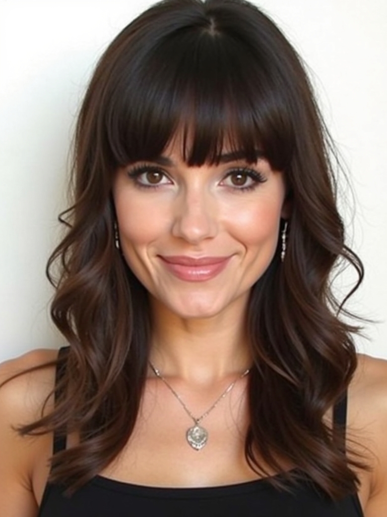 Curtain Fringe Ponytail