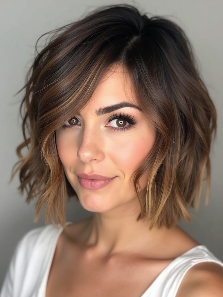 Collarbone Length Hair: Face-Framing Highlights
