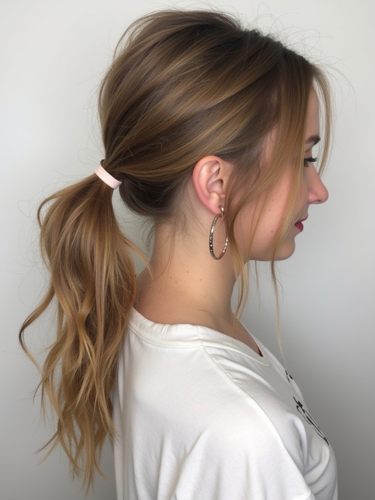 Cute Easy Hairstyles: Bandana Updo
