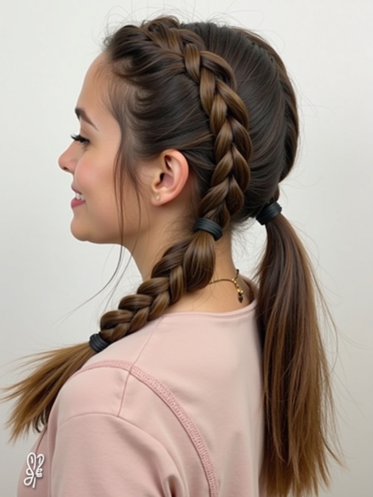 Cute Easy Hairstyles: French Braid Pigtails