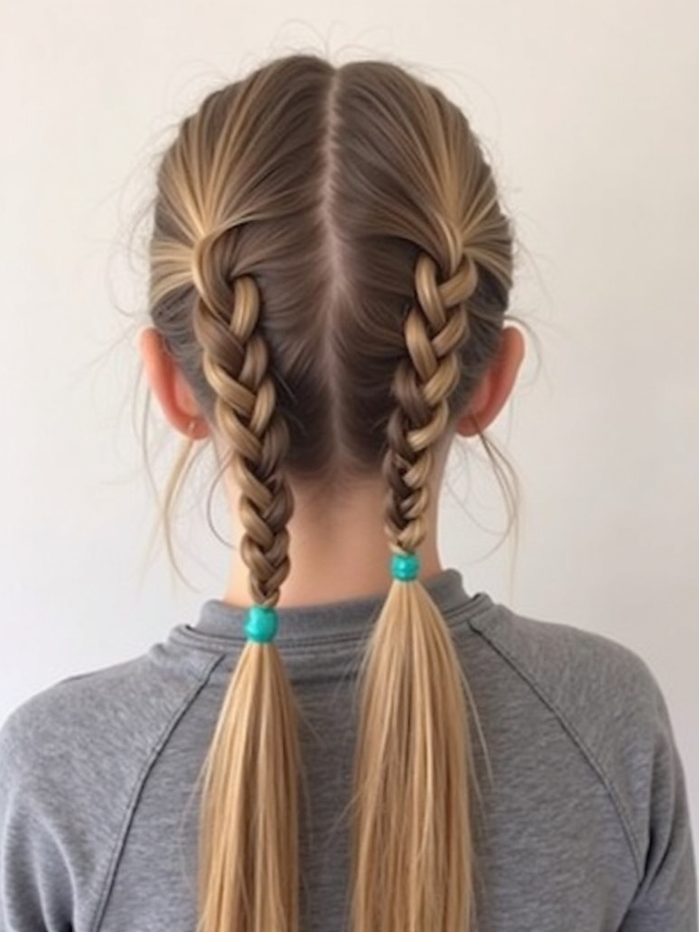 Easy Hairstyles For School: Waterfall Braid