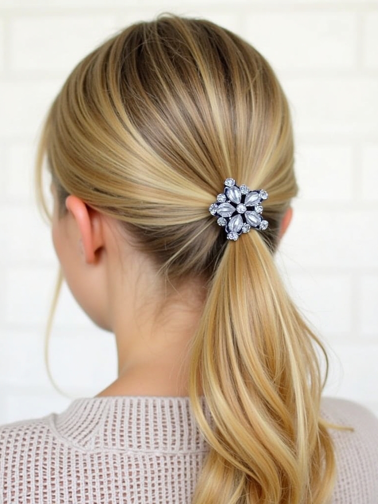 Easy Hairstyles For School: High Ponytail with Volume