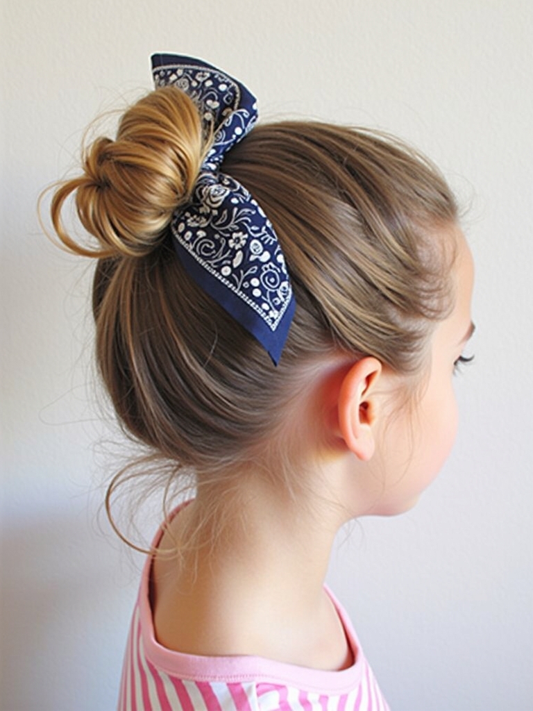 Easy Hairstyles For School: Half-Up Braid