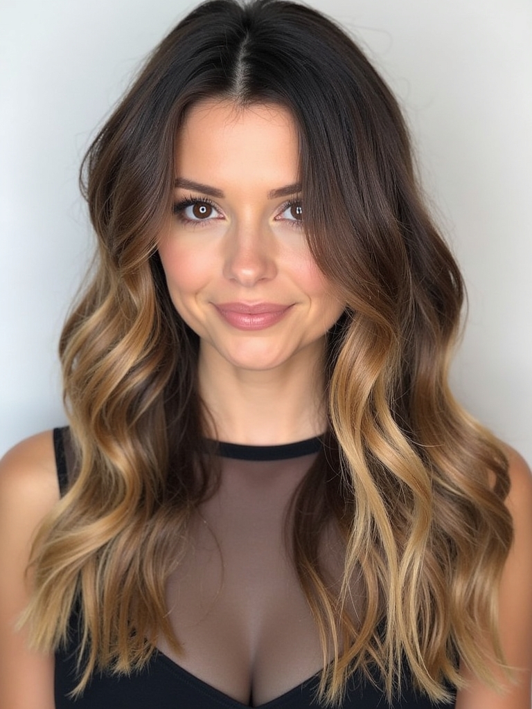 Honey Brown Balayage: Warmth and Depth