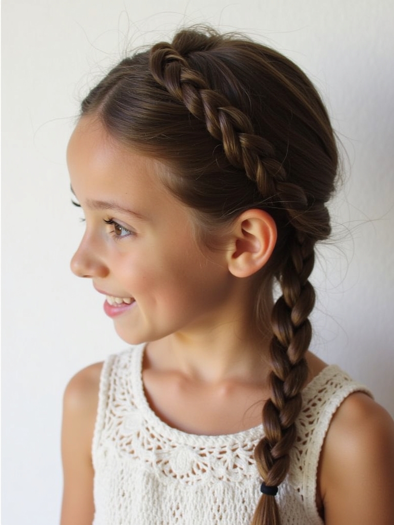 Hairstyles For School: Waterfall Braid