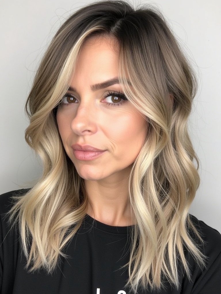 Hairstyles For Thin Fine Hair Over 60: Chin-Length Bob with Volume at the Roots