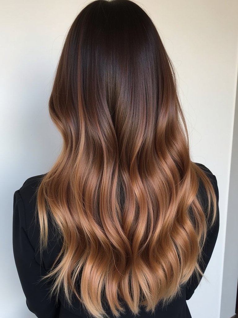 Low Maintenance Caramel Balayage