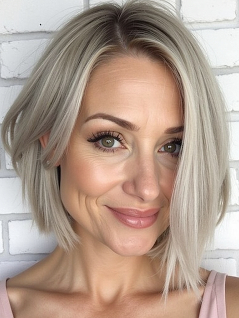 Hairstyles For Thin Hair Fine Over 50: Pixie with Long, Sweeping Side Bangs