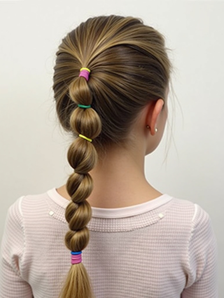 Cute Easy Hairstyles: Half-Up Top Knot
