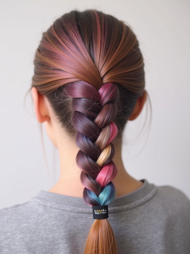 Cute Easy Hairstyles: High Ponytail with Wrapped Hair