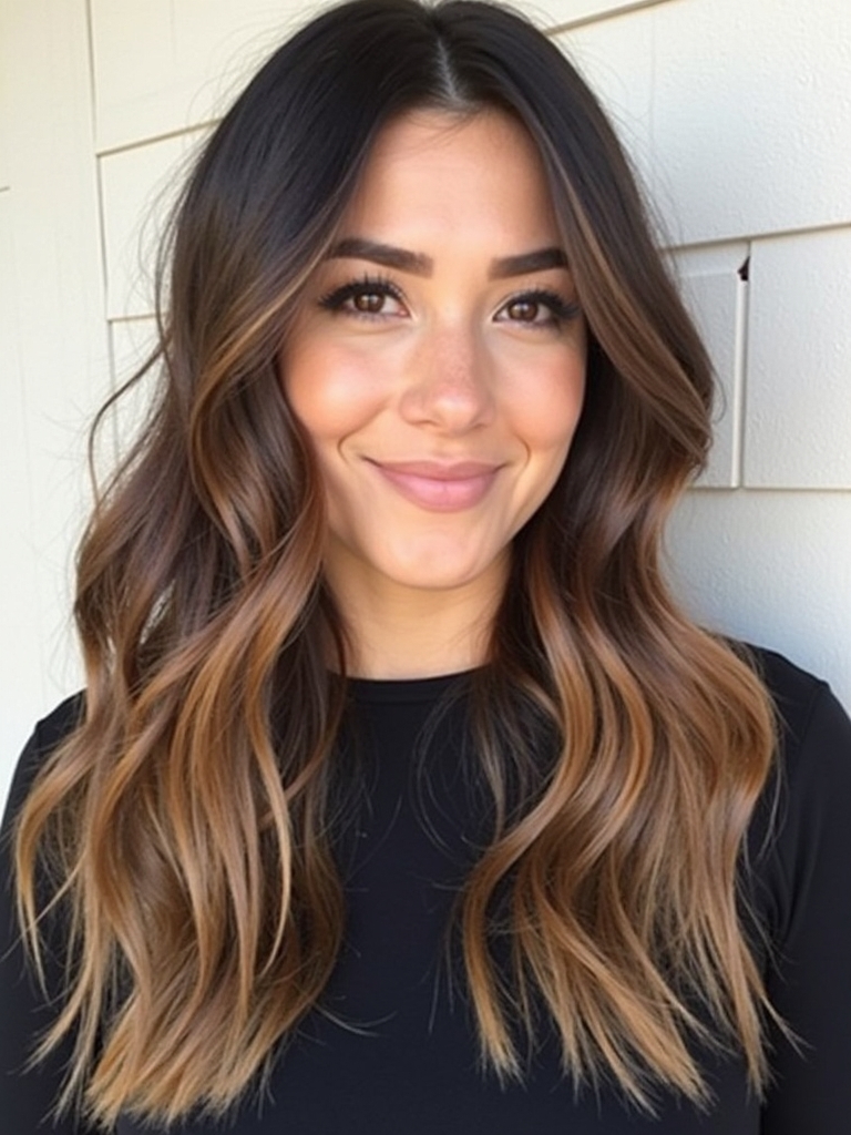 Caramel Balayage Waves