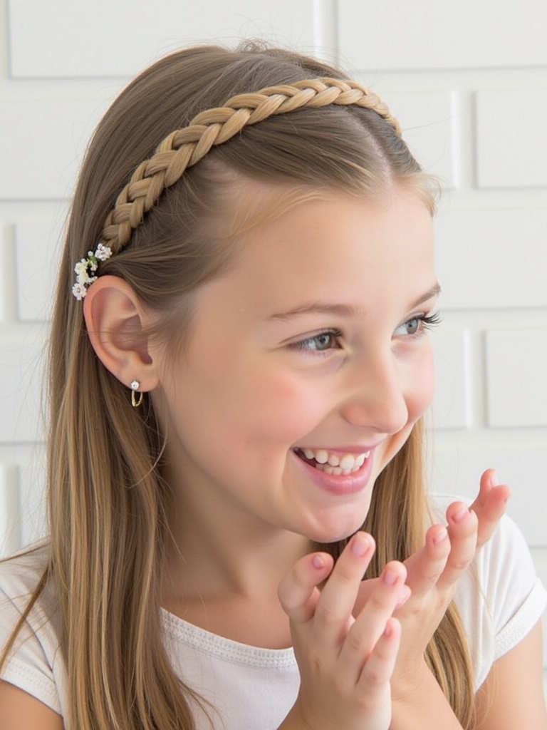 Hairstyles For School: Messy Bun with Face-Framing Pieces