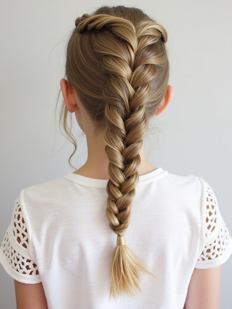 Hairstyles For School: Braided Headband