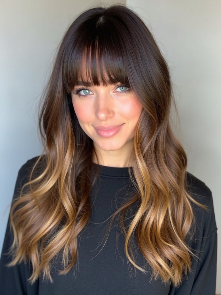 Dimensional Caramel Balayage