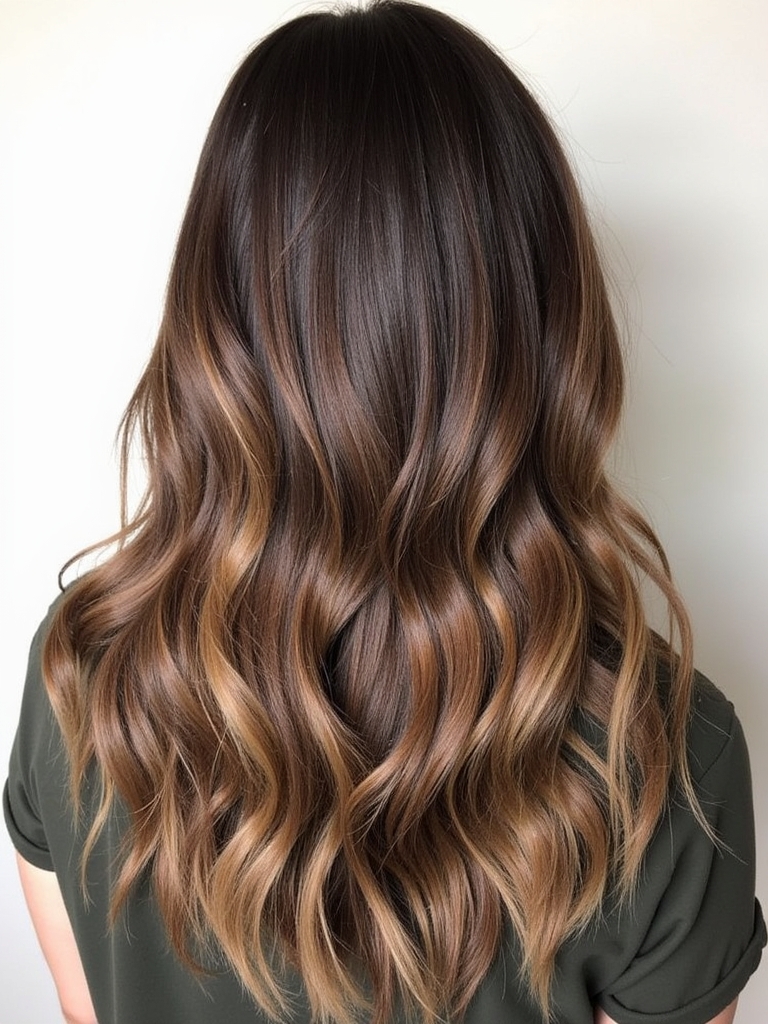 Caramel Balayage Money Piece