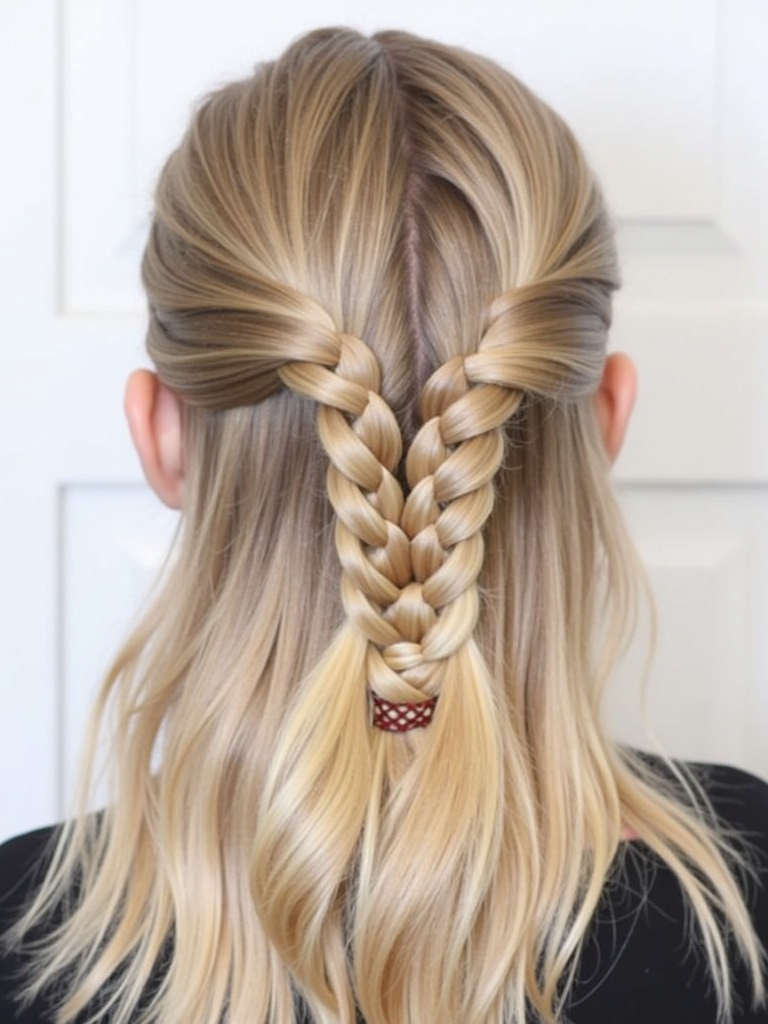Easy Hairstyles For School: Messy Bun