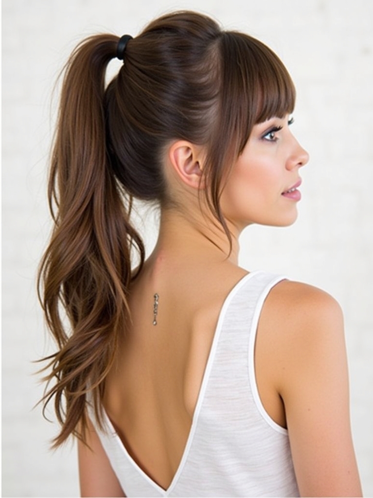 Soft and Wispy Face Framing Curtain Bangs