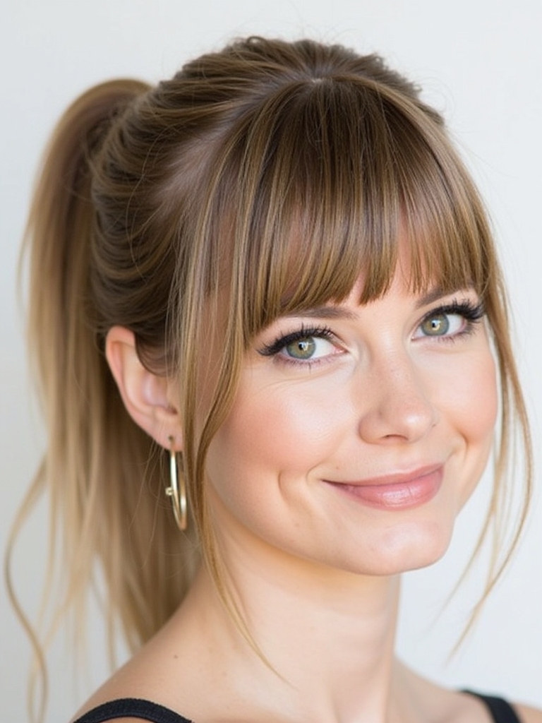 Face Framing Curtain Bangs: The Effortless Chic