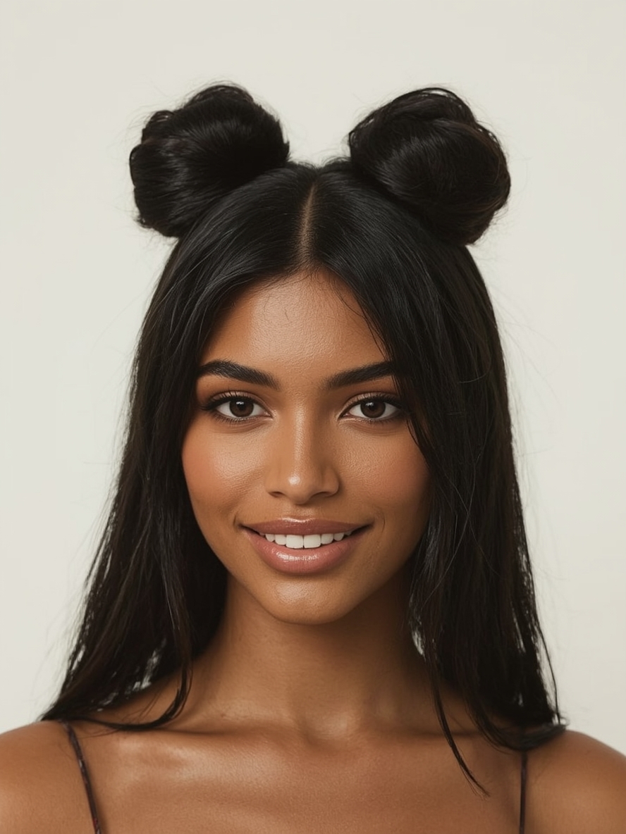 Grad Hairstyles: Bubble Ponytail