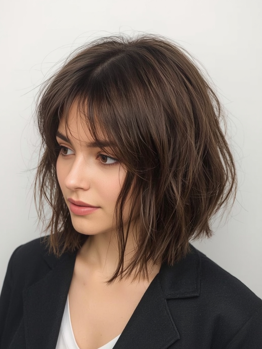 Hairstyles For Thin Fine Hair Over 60: Shoulder Length Waves