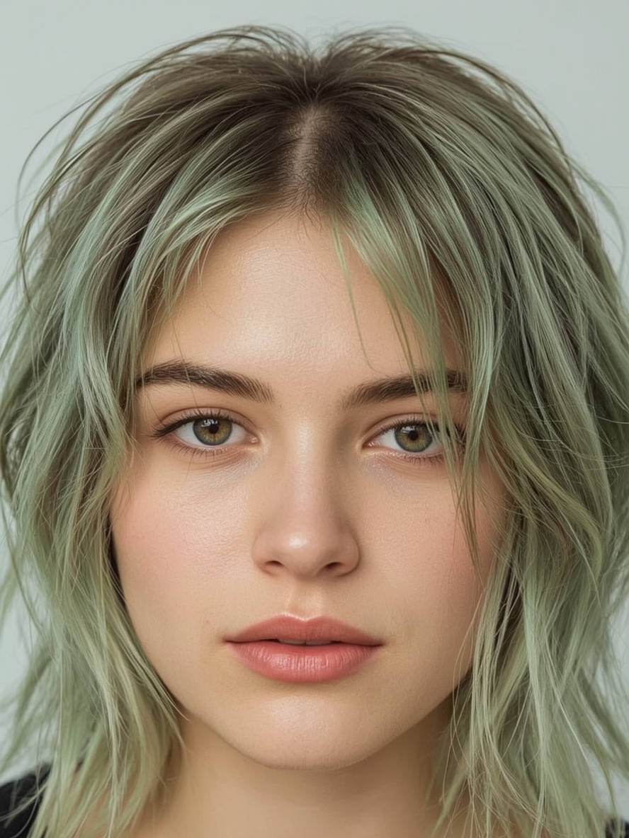 Undercolor Hair: Light Blue