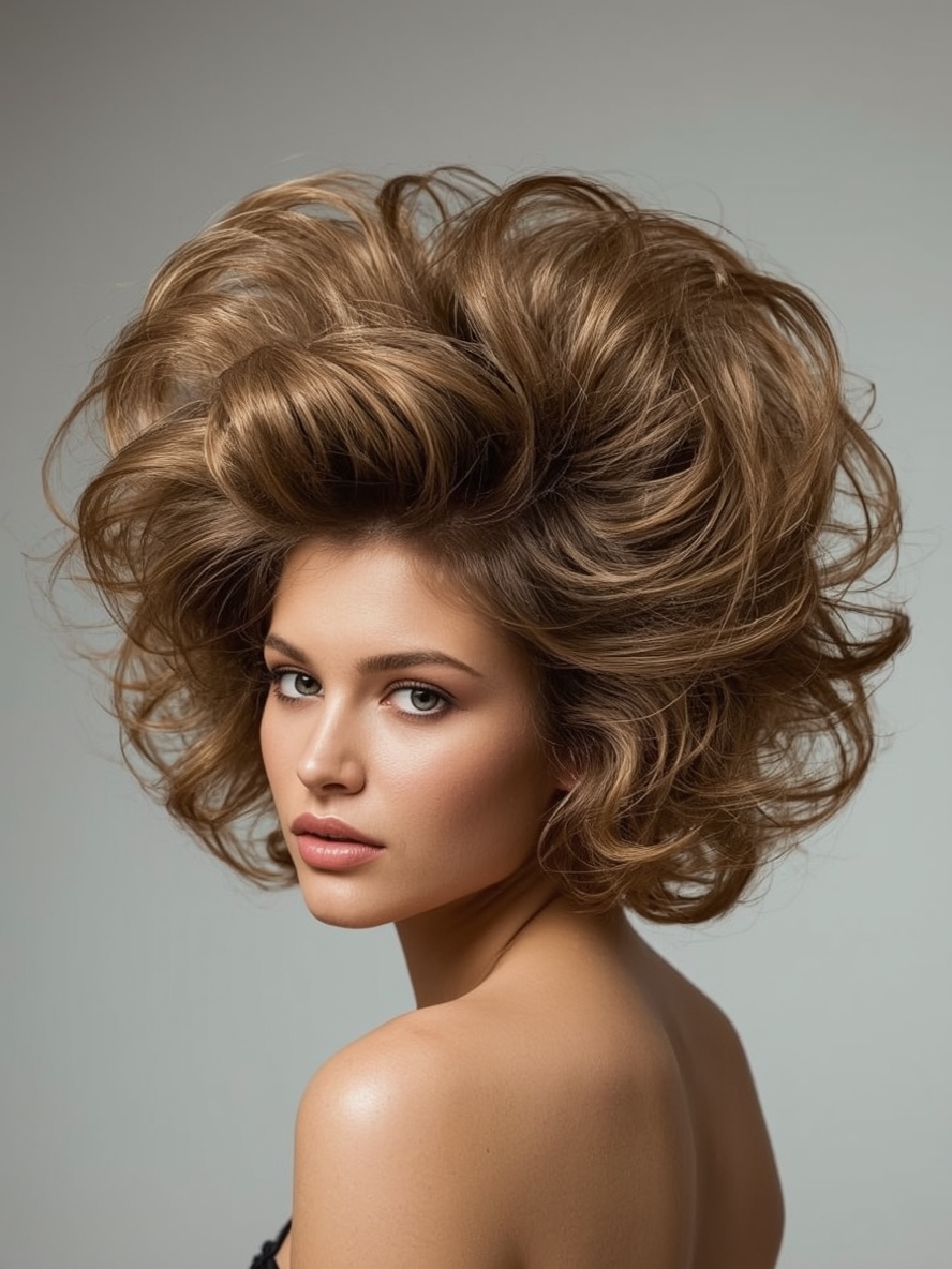 The Braided Accents Butterfly Haircut Long Hair For Round Face