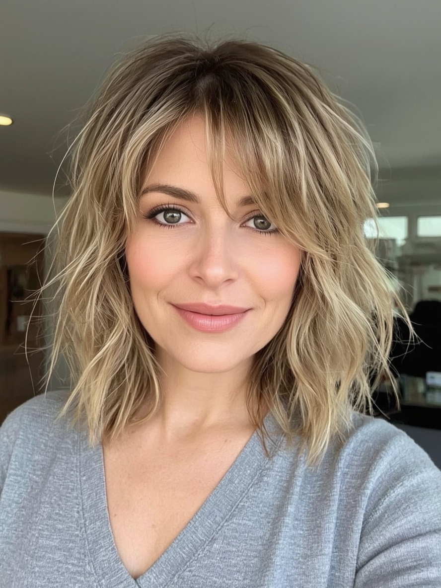 Hairstyles For Thin Fine Hair Over 60: The Rounded Bob