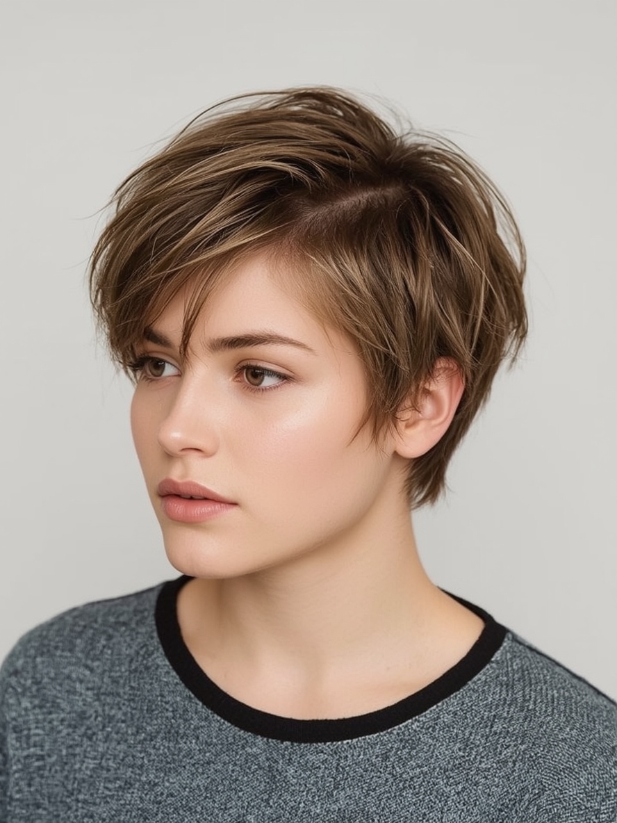 Funky Short Hair: The Edgy Flipped Out Pixie