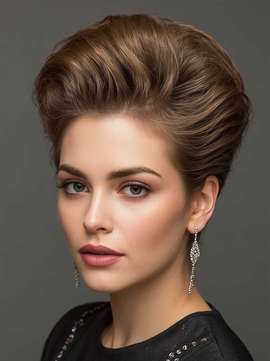 The Half-Up Style Butterfly Haircut Long Hair For Round Face