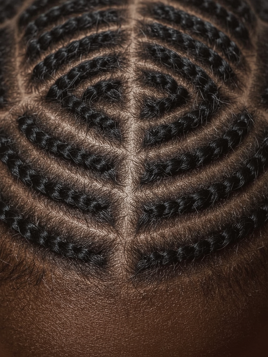Kids Cornrow Hairstyles: Cornrows with Tapered Ends