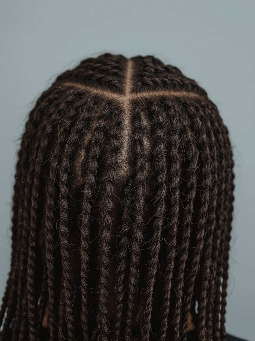 Kids Cornrow Hairstyles: Asymmetrical Cornrows
