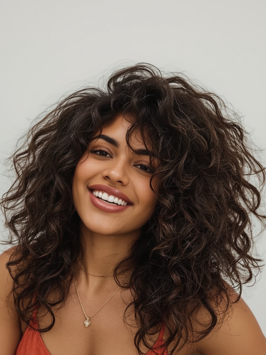 Hair Styles Natural Hair Black: Side Cornrows with Curls