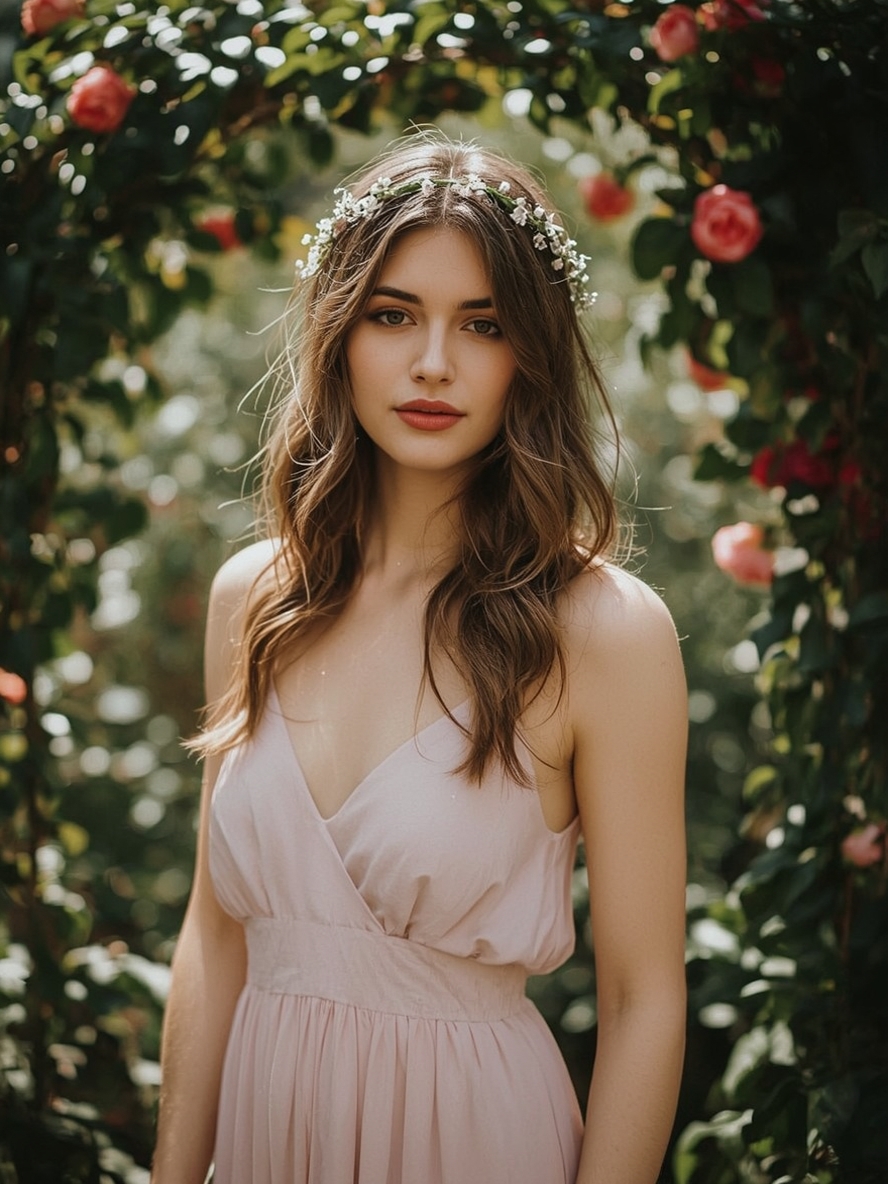 Bridesmaids Hairstyles: Deep Side Wave with Clip