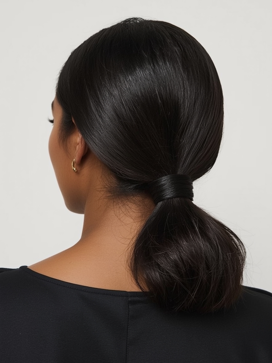 Hair Styles Natural Hair Black: Half-Up Half-Down with Top Knot