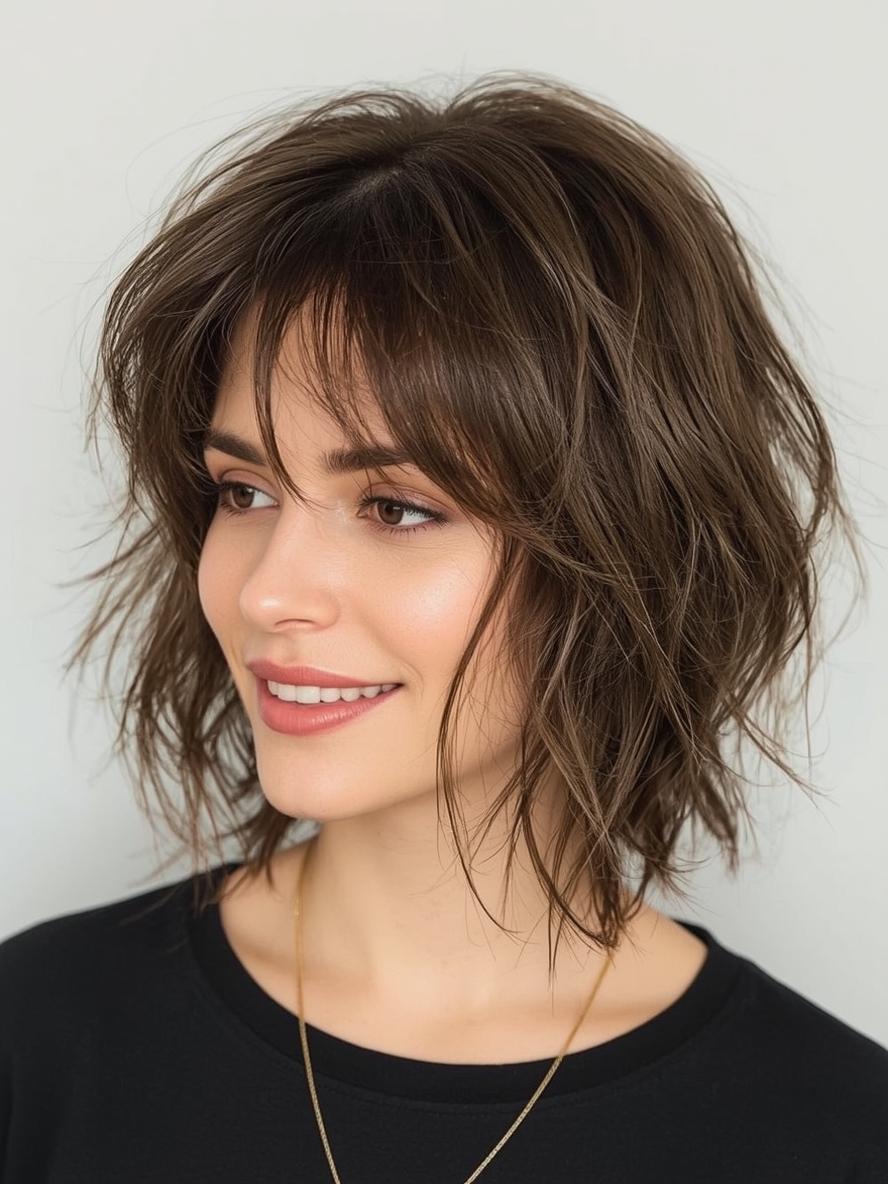 Hairstyles For Thin Fine Hair Over 60: The Tousled Waves