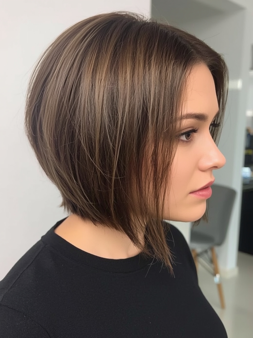 Shoulder Length Tousled Look For Thin Fine Hair