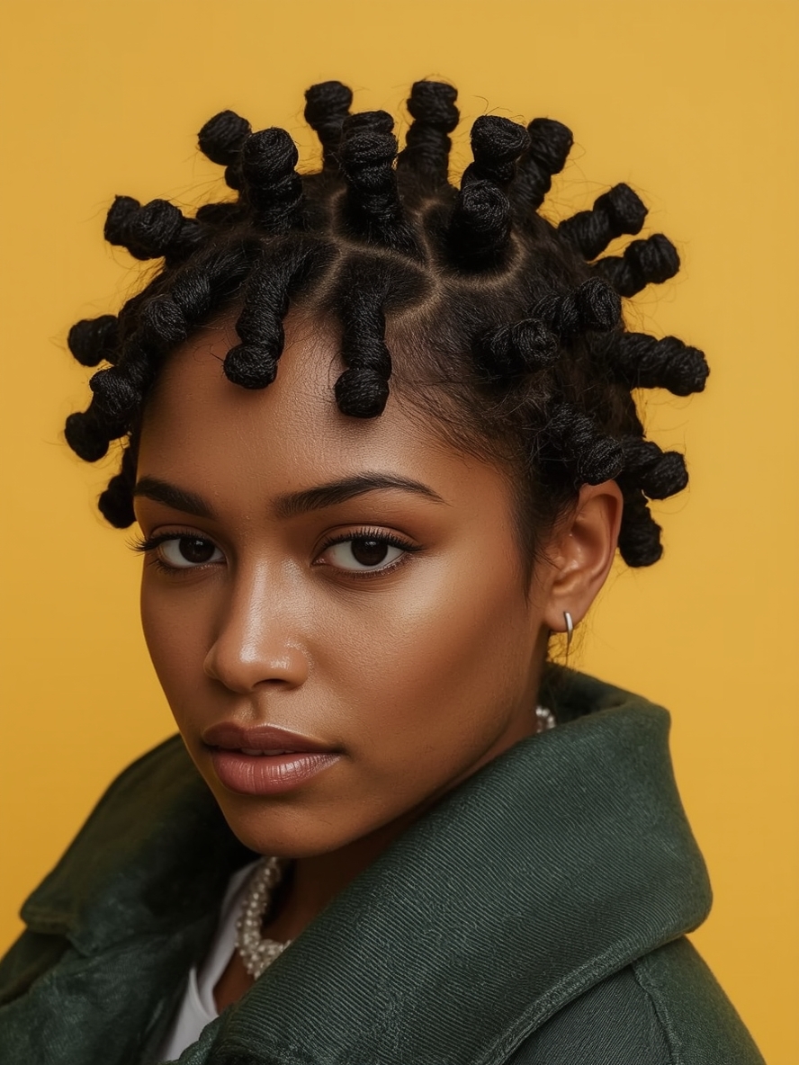 Hair Styles Natural Hair Black: Cornrow Ponytail