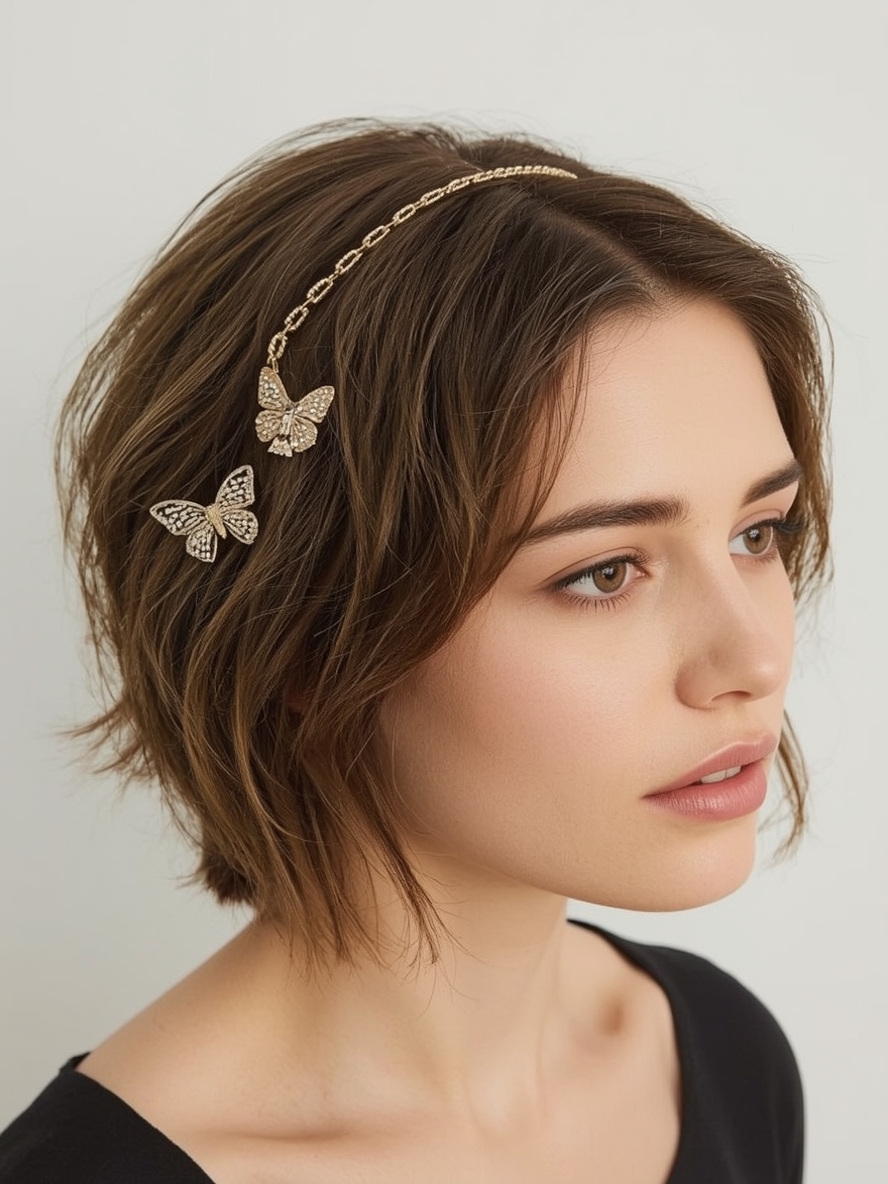 The Wispy Fringe Butterfly Haircut Long Hair For Round Face