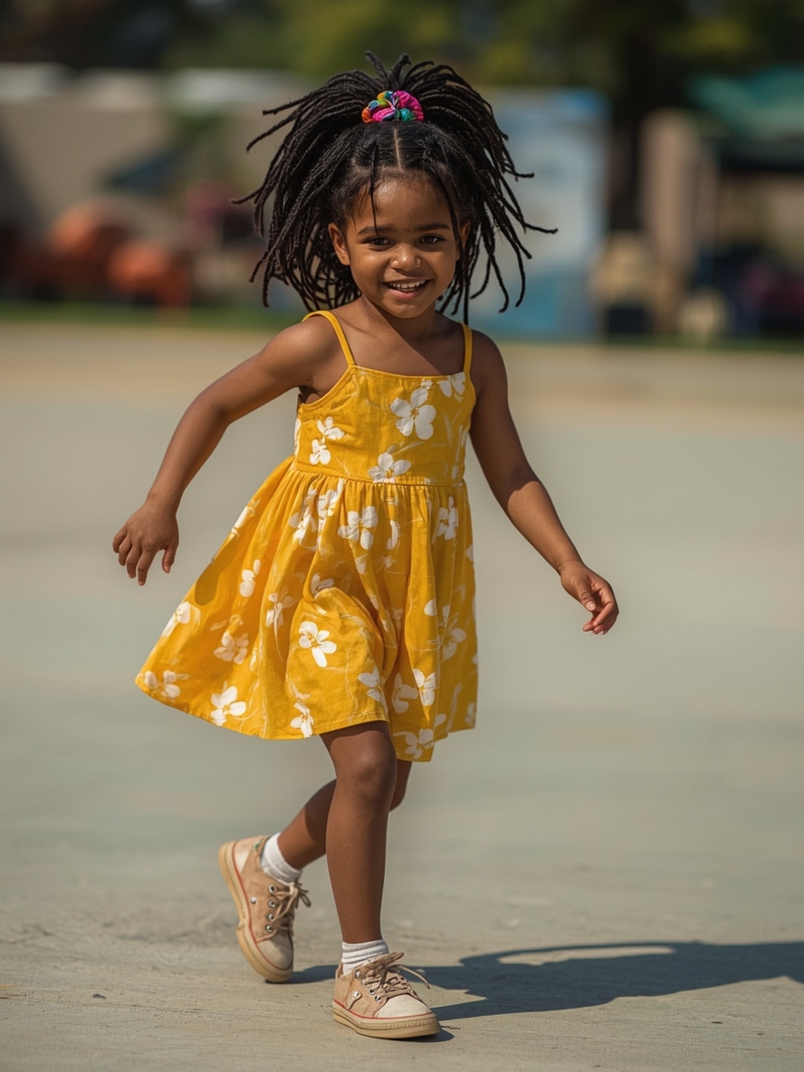 Kids Cornrow Hairstyles: Braided Bangs with Cornrows