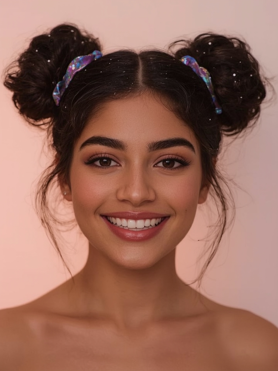 Grad Hairstyles: Braided Bangs