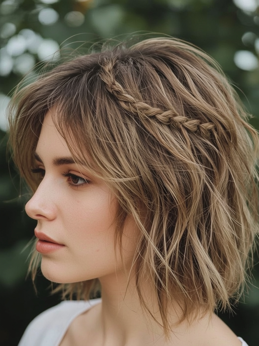 The Balayage-Enhanced Butterfly Haircut Long Hair For Round Face
