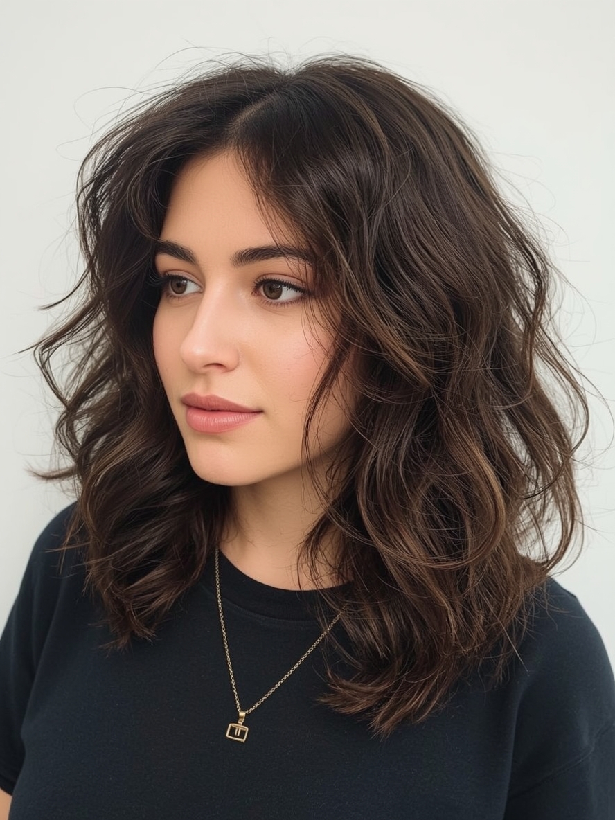 Shoulder Length Space Buns For Thin Fine Hair