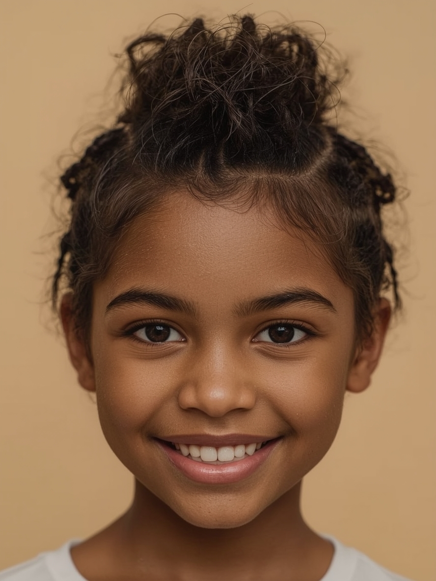 Kids Cornrow Hairstyles: Lemonade Braids Kids Natural Hair